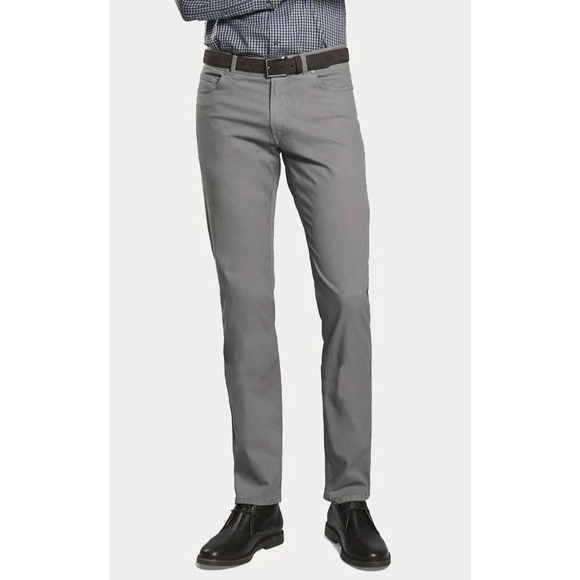 Peter Millar Performance 5-Pocket Core Pant Gray Chino Twill Men's 40 x 32 *Flaw - Picture 13 of 13
